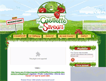 Tablet Screenshot of cueillettesaveurs.fr